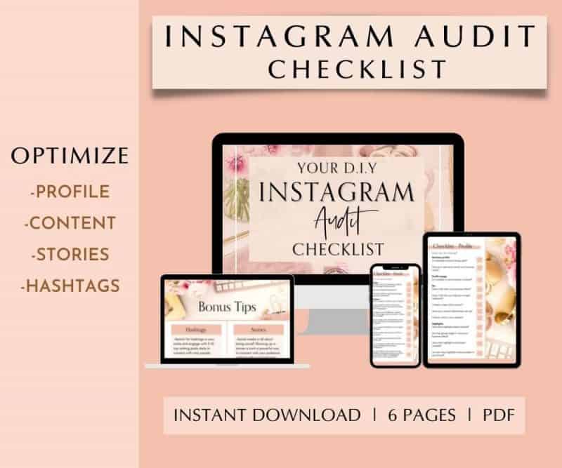 diy instagram audit checklist