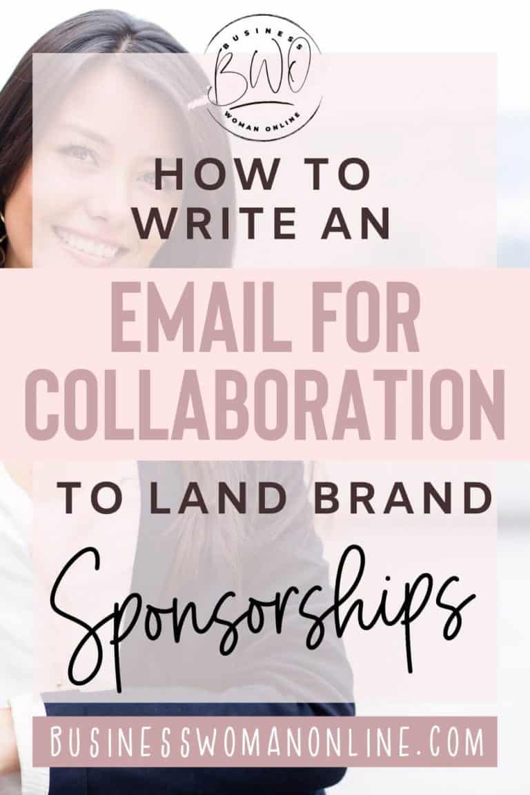 Email For Collaboration Sample To Successfully Land Brand Sponsorships