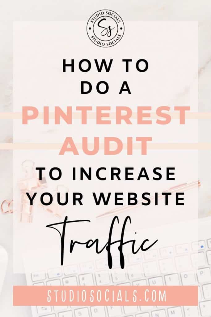 how to do a pinterest audit