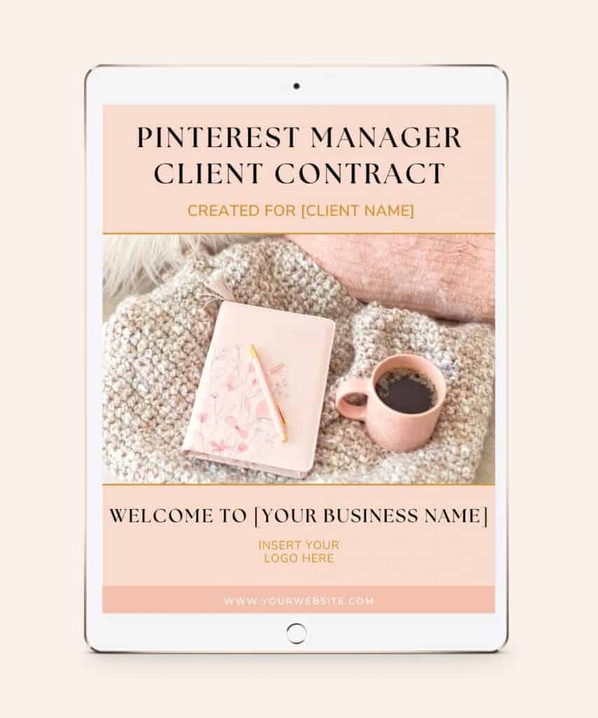pinterest management contract