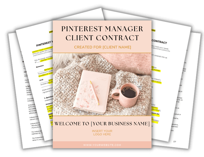 pinterest management contract template