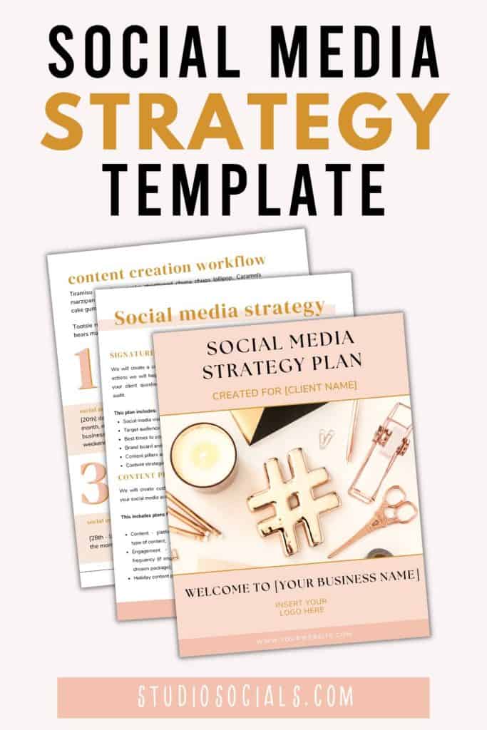 social media strategy template 7